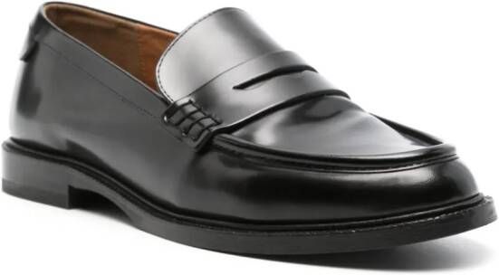 Claudie Pierlot patent leather loafers Black