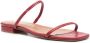 Claudie Pierlot slingback leather sandals Red - Thumbnail 2