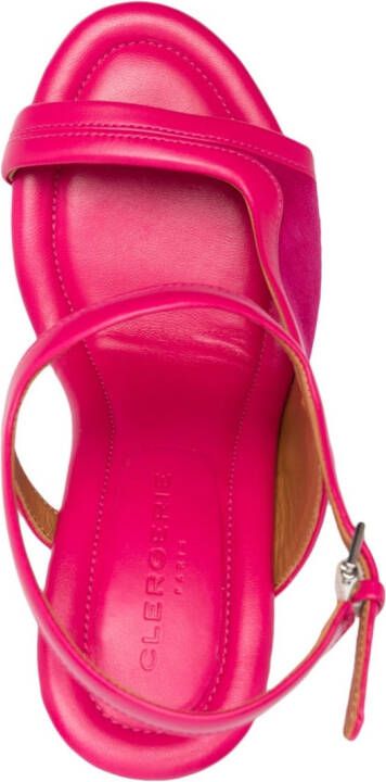 Clergerie 100mm heeled sandals Pink