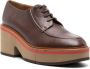 Clergerie Anja 75mm leather oxford shoes Brown - Thumbnail 2