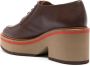 Clergerie Anja 75mm leather oxford shoes Brown - Thumbnail 3