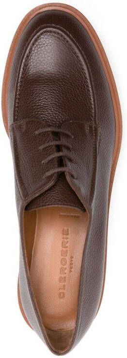 Clergerie Anja 75mm leather oxford shoes Brown