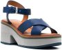 Clergerie Charline leather sandals Blue - Thumbnail 2