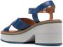 Clergerie Charline leather sandals Blue - Thumbnail 3