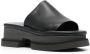 Clergerie Faith platform leather sandals Black - Thumbnail 2