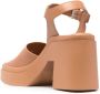 Clergerie Nelio leather sandals Brown - Thumbnail 3