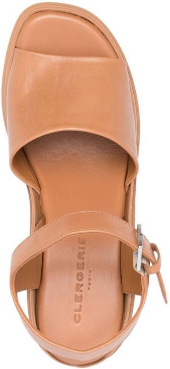 Clergerie Nelio leather sandals Brown