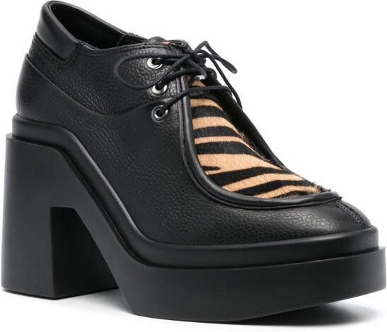 Clergerie Nellop chunky-heeled derby shoes Black
