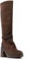 Clergerie Ninon 100mm high heel boots Brown - Thumbnail 2