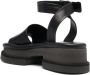 Clergerie open-toe leather sandals Black - Thumbnail 3