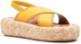 Clergerie open-toe leather sandals Yellow - Thumbnail 2