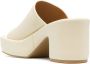 Clergerie open-toe platform leather mules Yellow - Thumbnail 3