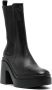 Clergerie round-toe 115mm leather boots Black - Thumbnail 2