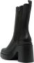 Clergerie round-toe 115mm leather boots Black - Thumbnail 3