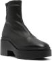 Clergerie round-toe 85mm leather boots Black - Thumbnail 2