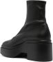 Clergerie round-toe 85mm leather boots Black - Thumbnail 3