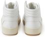 Closed panelled leather high-top sneakers White - Thumbnail 3