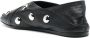 Closed studded leather ballerina shoes Black - Thumbnail 3