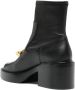 Coach 75mm chain-link detailing leather boots Black - Thumbnail 3