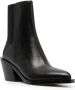 Coach 75mm pointed-toe leather ankle boots Black - Thumbnail 2