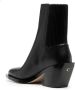 Coach 75mm pointed-toe leather ankle boots Black - Thumbnail 3