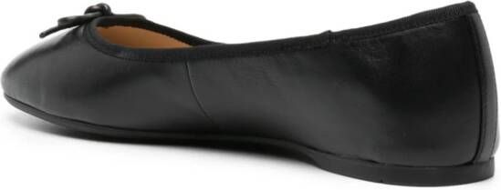 Coach Abigail leather ballerina shoes Black