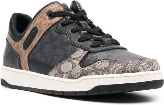 Coach C201 monogram sneakers Black