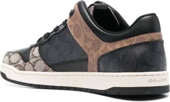 Coach C201 monogram sneakers Black