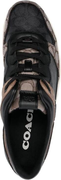 Coach C201 monogram sneakers Black