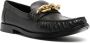 Coach chain-link detailing leather loafers Black - Thumbnail 2