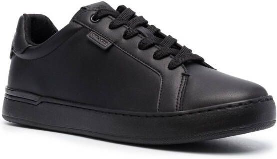 Coach embossed-logo low-top sneakers Black