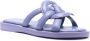 Coach Issaa leather flat sandals Purple - Thumbnail 2