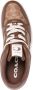 Coach logo-debossed panelled leather sneakers Brown - Thumbnail 4