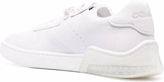 Coach low-top lace-up trainers White