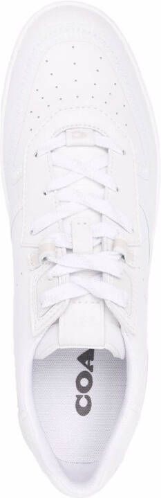 Coach low-top lace-up trainers White