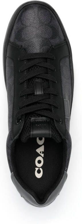 Coach Lowline monogram-print sneakers Black