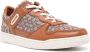 Coach monogram-pattern lace-up sneakers Brown - Thumbnail 2