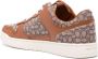 Coach monogram-pattern lace-up sneakers Brown - Thumbnail 3