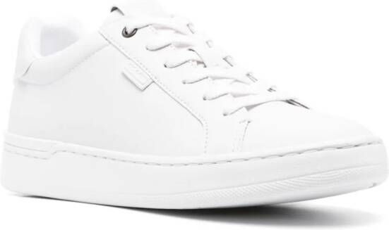 Coach round-toe lace-up sneakers White