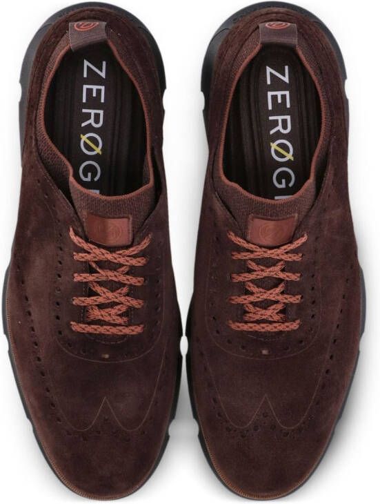 Cole Haan 4.ZERØGRAND Oxford-style suede sneakers Brown