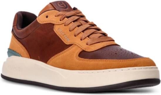 Cole Haan Grandpro panelled lace-up sneakers Orange