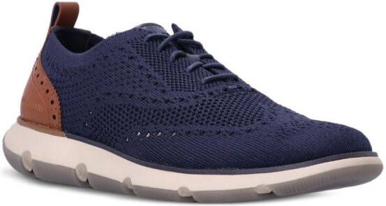 Cole Haan perforated lace-up sneakers Blue