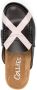 College stripe-print leather slippers Brown - Thumbnail 4