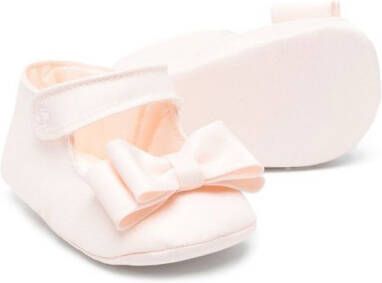 Colorichiari bow-detail ballerina shoes Pink