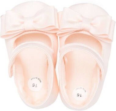 Colorichiari bow-detail ballerina shoes Pink