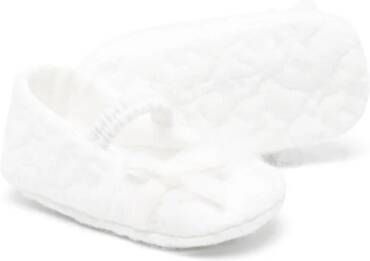 Colorichiari bow-detail slip-on ballerina shoes White