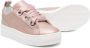 Colorichiari lace-up leather sneakers Pink - Thumbnail 2