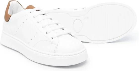 Colorichiari panelled lace-up sneakers White