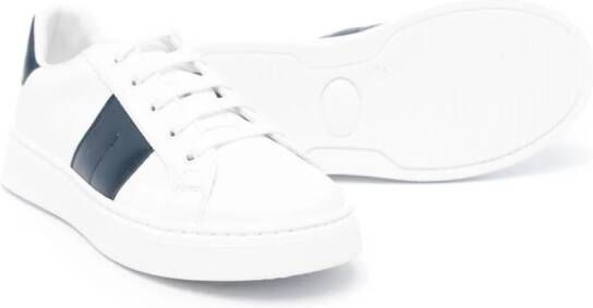 Colorichiari panelled leather sneakers White