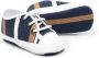 Colorichiari stripe-detail lace-top shoes Blue - Thumbnail 2